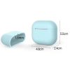 Etui do AirPods 3 silikonowy miękki pokrowiec na słuchawki biały (case C)