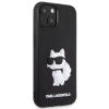 Etui Karl Lagerfeld Rubber Choupette 3D na iPhone 14 Plus - czarne