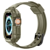 Etui z paskiem Spigen Rugged Armor Pro na Apple Watch Ultra (49 mm) - zielone