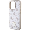Etui Guess 4G Triangle Metal Logo na iPhone 15 Pro - białe