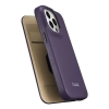 iCarer CE Premium Leather Folio Case skórzane etui iPhone 14 Pro z klapką magnetyczne MagSafe ciemnofioletowy (WMI14220714-DP)