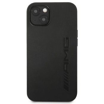 Etui AMG Leather Hot Stamped na iPhone 13 - czarne