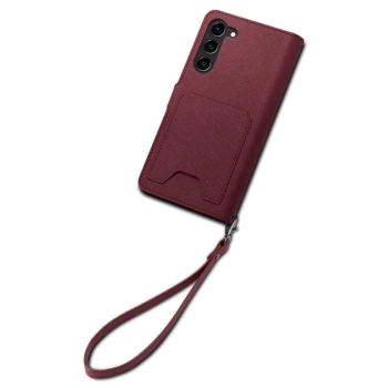 Etui Spigen Wallet S Plus na Samsung Galaxy S23 - burgundowe