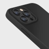 Etui Uniq Lino na iPhone 13 Pro Max - czarne