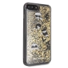Etui Karl Lagerfeld Glitter na iPhone 7 / 8 Plus - czarno-złote