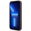 Etui Guess 4G Stripe Collection na iPhone 14 Plus - brązowe