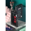 Kingxbar Sweet Series żelowe etui ozdobione oryginalnymi Kryształami Swarovskiego z podstawką iPhone 12 mini czarny