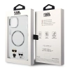 Etui Karl Lagerfeld Karl&Choupette Aluminium MagSafe na iPhone 14 Plus - przezroczyste