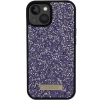 Etui Guess Rhinestone Metal Logo na iPhone 15 - różowe
