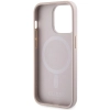 Etui Guess 4G Printed Stripes MagSafe na iPhone 15 Pro Max - różowe