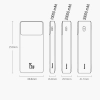 Baseus Bipow powerbank z wyświetlaczem 30000mAh 15W biały (Overseas Edition) + kabel USB-A - Micro USB 0.25m biały (PPBD050202)