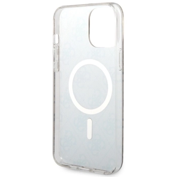 Etui Guess 4G MagSafe na iPhone 13 Pro Max - brązowe