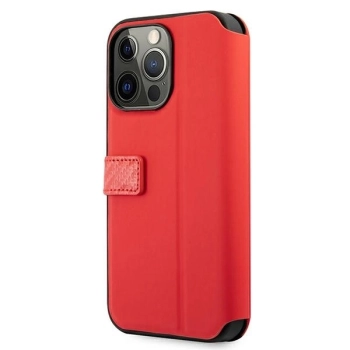 Etui Ferrari On Track Carbon Stripe na iPhone 13 Pro / iPhone 13 - czerwone