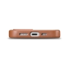 iCarer Case Leather pokrowiec etui z naturalnej skóry do iPhone 14 Plus brązowy (kompatybilne z MagSafe)