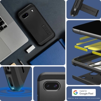 Etui Spigen Tough Armor na Google Pixel 8A - czarne