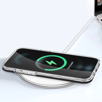 Clear 3in1 etui do iPhone 12 Pro żelowy pokrowiec z ramką czarny