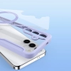 Etui Dux Ducis Skin X Pro do Samsung S24+ z magnetycznym ringiem i klapką - fioletowe