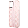 Etui Karl Lagerfeld Mono Vertical Stripe na iPhone 14 Plus - różowe