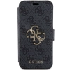 Etui Guess 4G Metal Logo na iPhone 15 Pro - szare