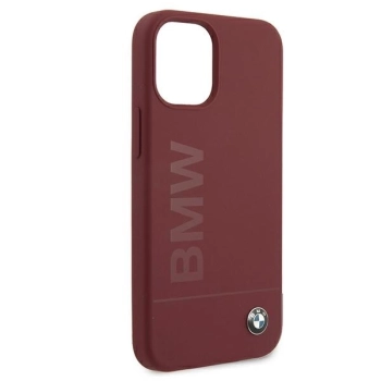 Etui BMW Silicone Signature Logo na iPhone 12 mini - czerwone