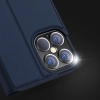 DUX DUCIS Skin Pro kabura etui pokrowiec z klapką iPhone 12 Pro / iPhone 12 czarny