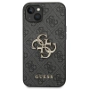 Etui Guess 4G Big Metal Logo na iPhone 14 - szare