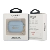 Etui Guess Silicone Charm Heart Collection na AirPods Pro - niebieskie