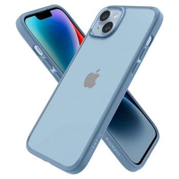 Etui Spigen Ultra Hybrid na iPhone 14 - niebieskie