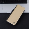 Skórzane etui z klapką i osłoną aparatu do Samsung Galaxy Z Fold 5 Nillkin Qin Leather Pro - zielone