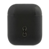 Etui BMW Genuine Leather Silver Logo na AirPods 1/2 - czarne