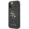 Etui Guess 4G Big Metal Logo na iPhone 12 Pro Max - szare