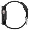 Etui z paskiem Spigen Rugged Armor Pro na Apple Watch 4 / 5 / 6 / 7 / 8 / SE (44/45 mm) - czarne