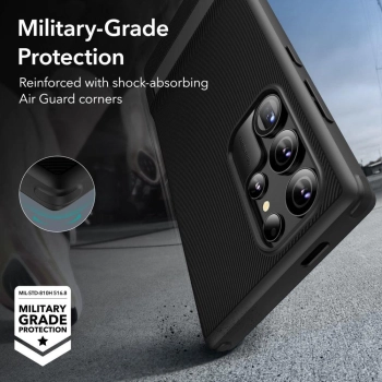 Etui ESR Air Shield Boost na Samsung Galaxy S24 Ultra - czarne
