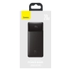 Baseus Bipow powerbank z szybkim ładowaniem 20000mAh 20W czarny (Overseas Edition) + kabel USB-A - Micro USB 0.25m czarny (PPBD050501)