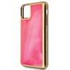 Etui Guess Glow in the Dark Sand Matte na iPhone 11 Pro - różowe