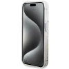 Etui Guess Liquid Glitter Gold Stripes na iPhone 15 Pro Max - przezroczyste