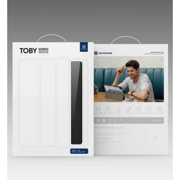 Etui z klapką podstawką Dux Ducis Toby do Samsung Galaxy Tab S9 FE - czarne