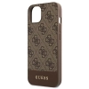 Etui Guess 4G Stripe Collection na iPhone 13 mini - brązowe
