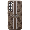 Etui Guess 4G Printed Stripes na Samsung Galaxy S23+ - brązowe
