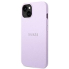 Etui Guess Saffiano Strap na iPhone 14 Plus - fioletowe