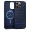 Etui Caseology Parallax Mag z MagSafe na iPhone 14 Pro Max - granatowe