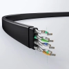 Ugreen płaski kabel sieciowy LAN Ethernet Cat. 6 12m czarny (NW102)