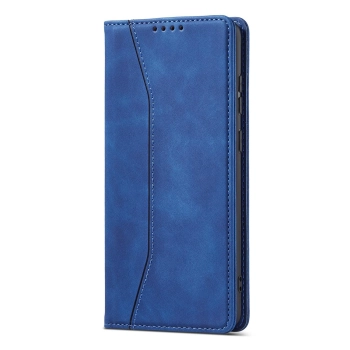 Magnet Fancy Case etui do Samsung Galaxy A13 5G pokrowiec portfel na karty kartę podstawka niebieski