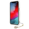 Etui Guess 4G Gold Charms Collection na iPhone 13 mini - przezroczyste