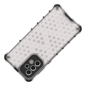 Honeycomb etui pancerny pokrowiec z żelową ramką Samsung Galaxy A33 5G przezroczysty