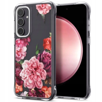 Etui Spigen Cyrill Cecile na Samsung Galaxy S23 FE - różowe róże