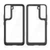 Outer Space Case etui do Samsung Galaxy S22+ (S22 Plus) sztywny pokrowiec z żelową ramką czerwony