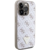 Etui Guess 4G Triangle Metal Logo na iPhone 15 Pro - białe