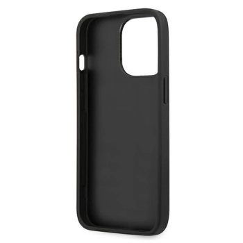 Etui Guess Saffiano Strap na iPhone 13 Pro / iPhone 13 - czarne