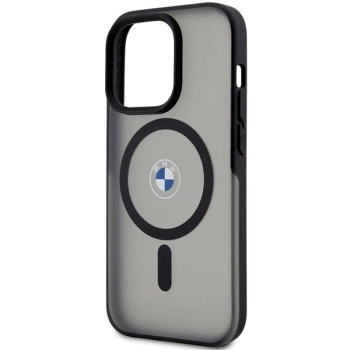 Etui BMW Signature MagSafe na iPhone 14 Pro - czarne